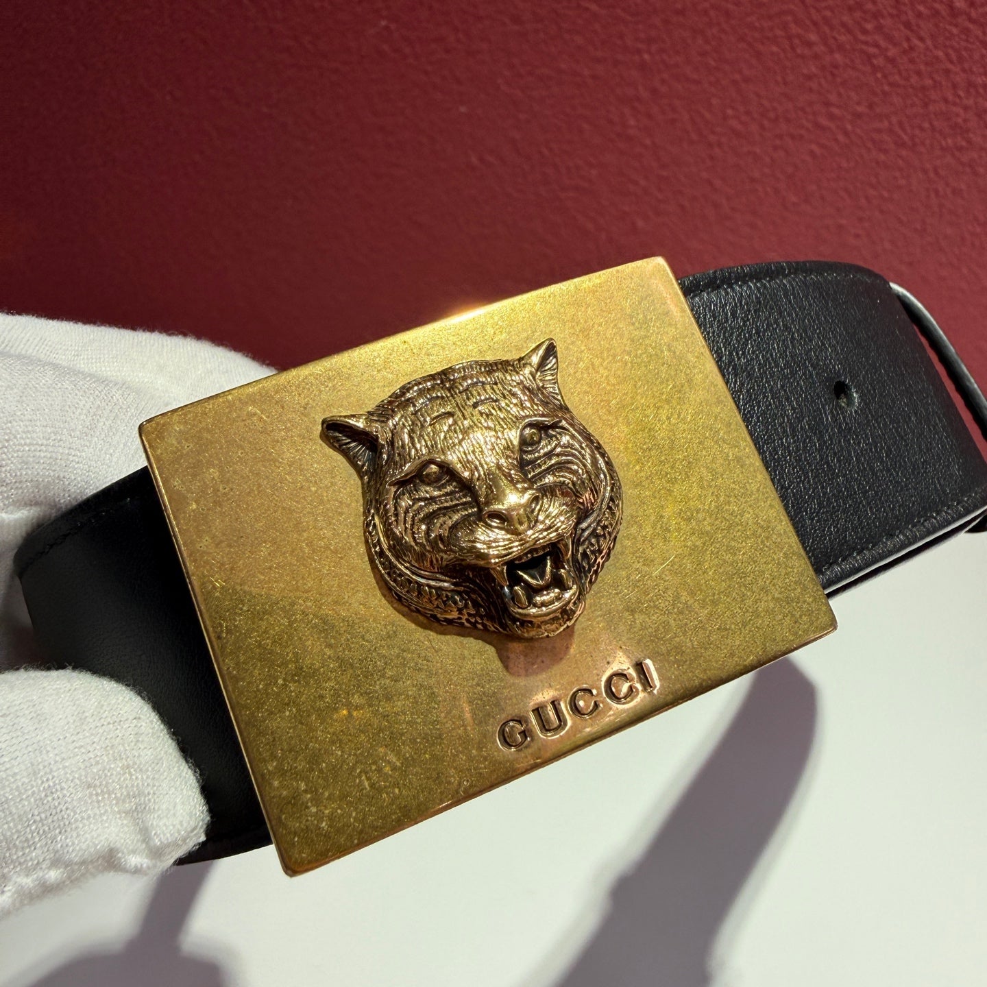 Gucci Black Belt
