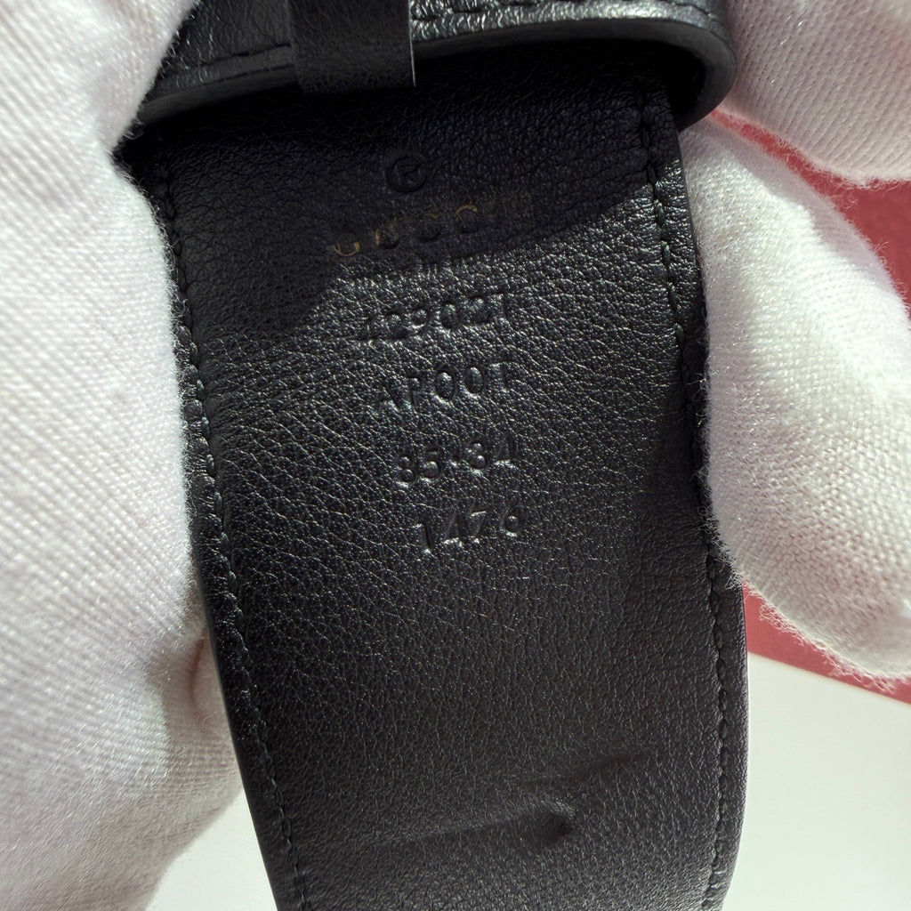 Gucci Black Belt