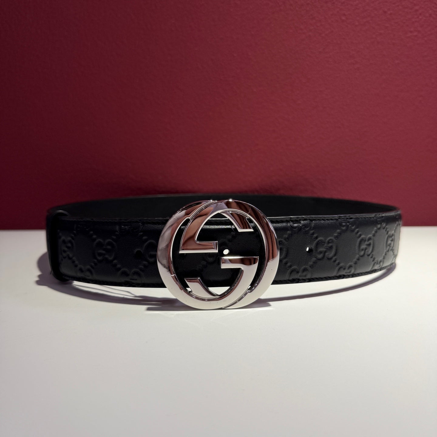 Gucci Black Belt