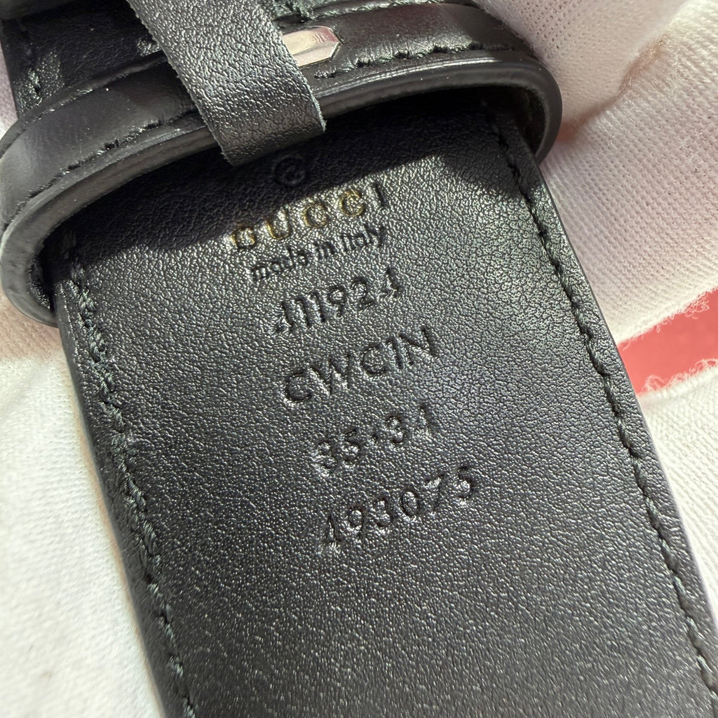 Gucci Black Belt