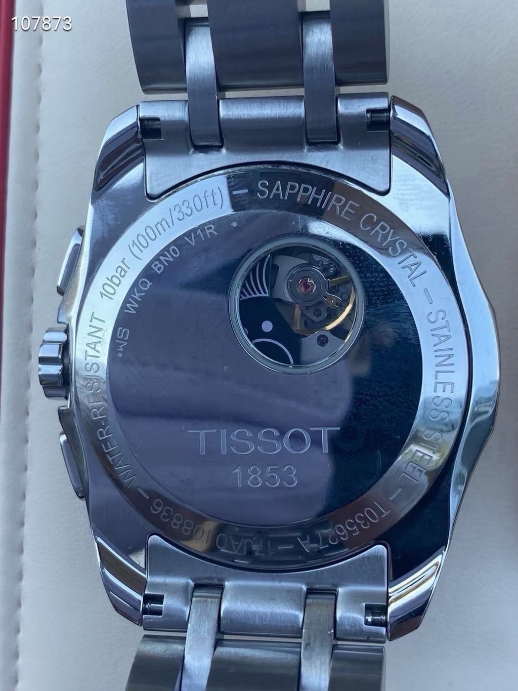 Tissot Classic Black Automatic (self-winding) watch 43 millimeters T035.627.11.051.00