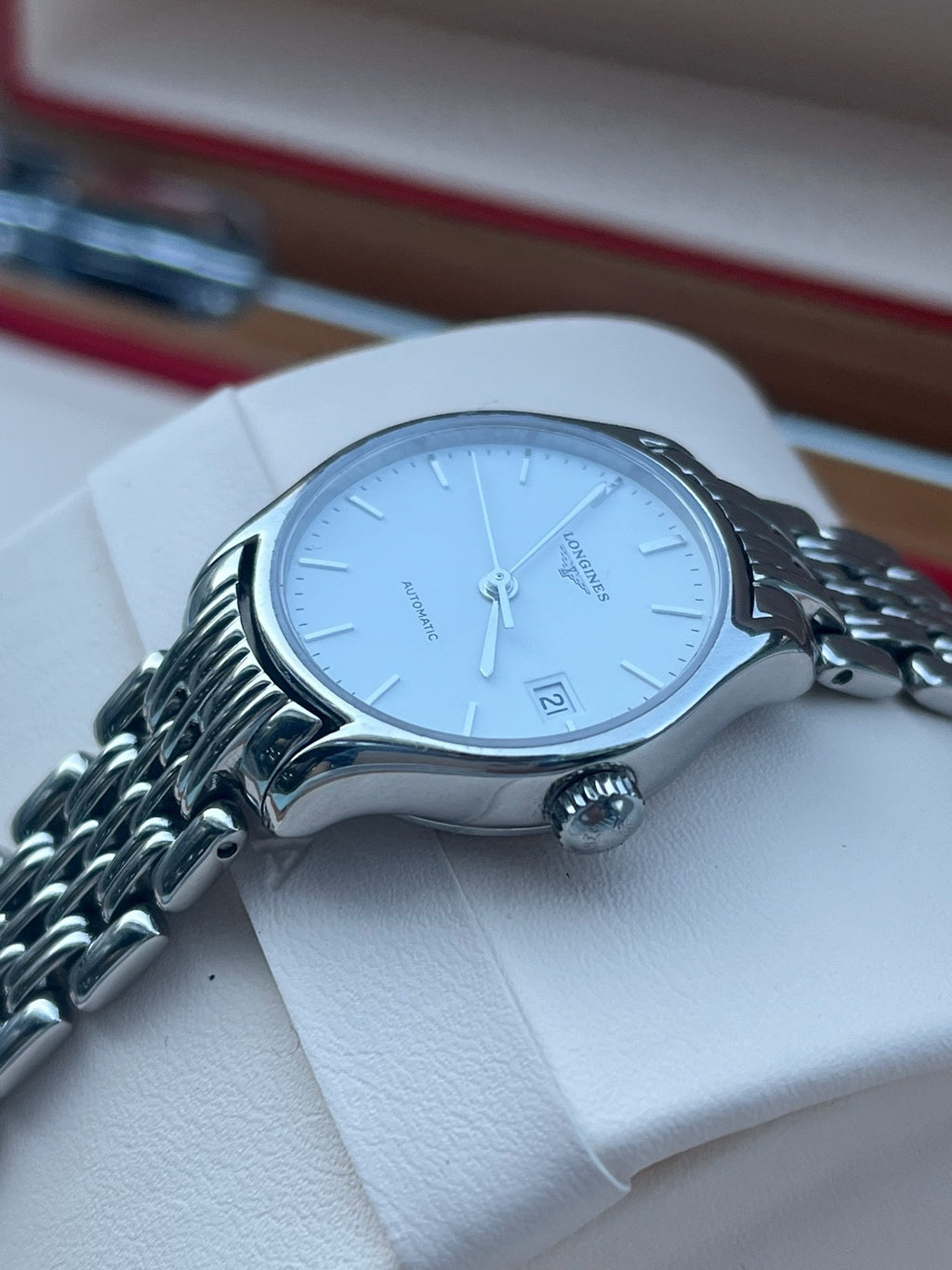 Longines Longines Elegant Collection White Automatic (self-winding) watch 25.00mm L4.360.4.12.6