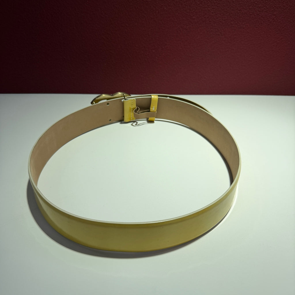 Chanel Yellow Belt