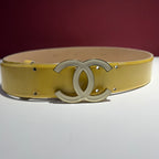 Chanel Yellow Belt
