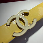 Chanel Yellow Belt