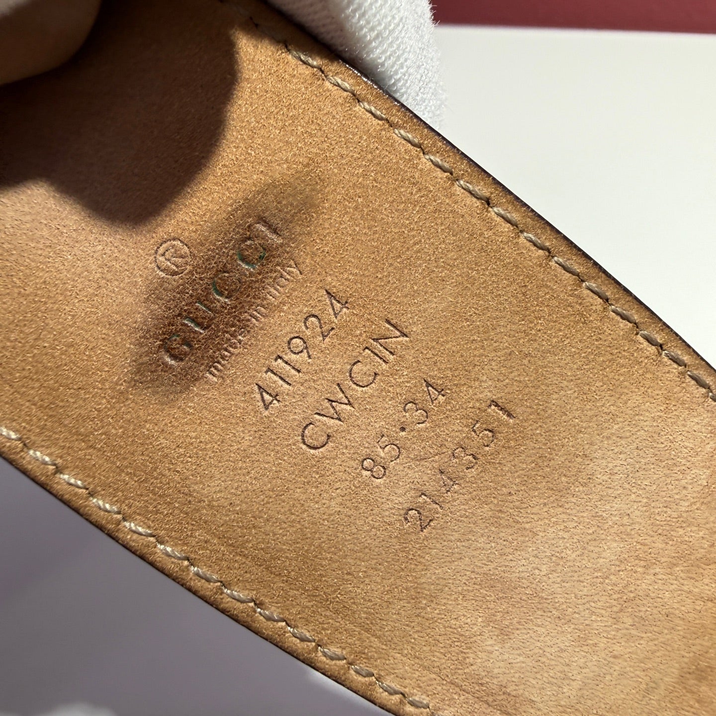 Gucci Green Belt