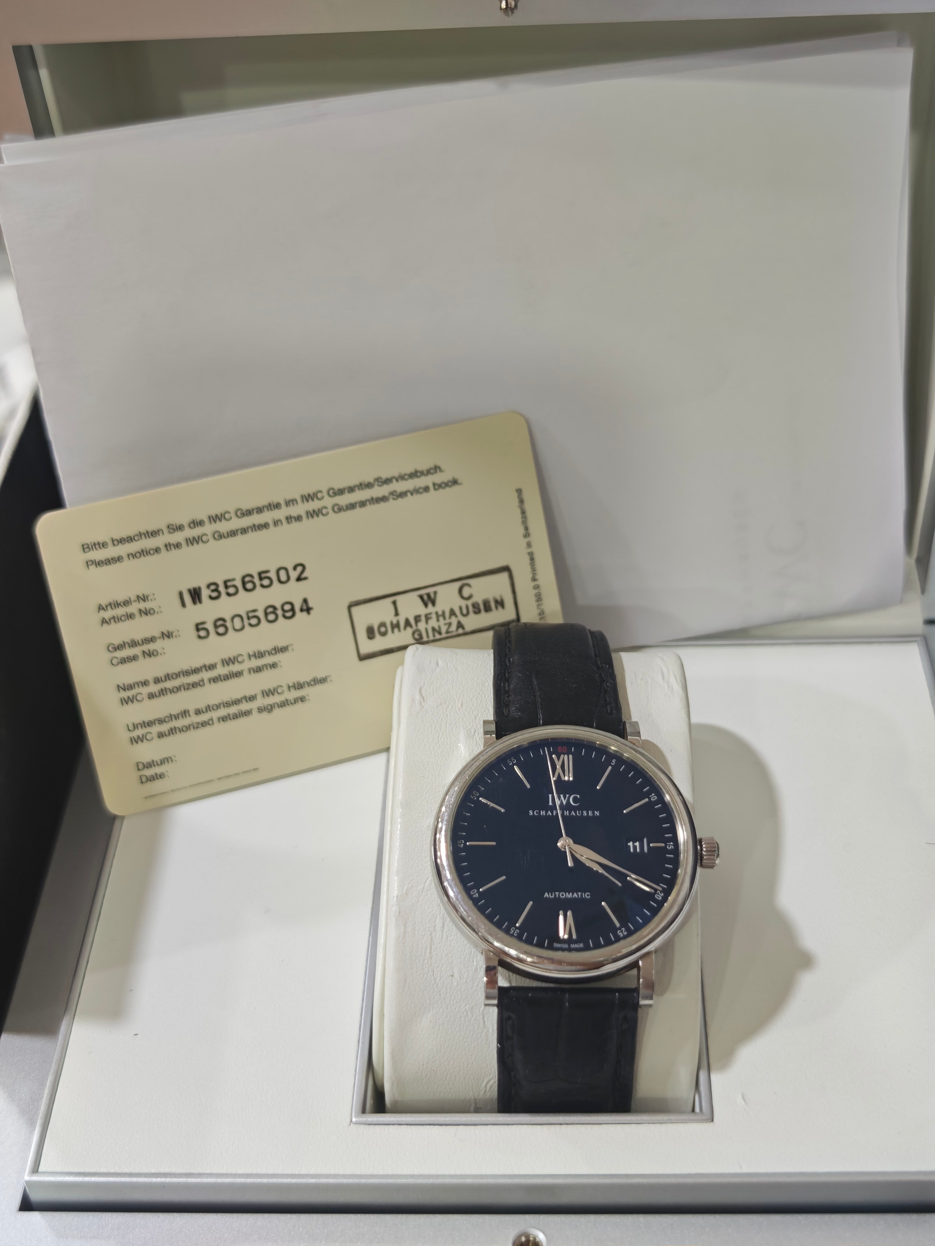 IWC Portofino Collection 40 millimeters IW356502