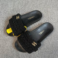 空白 Black Flip flop