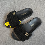 空白 Black Flip flop
