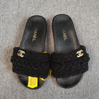 空白 Black Flip flop