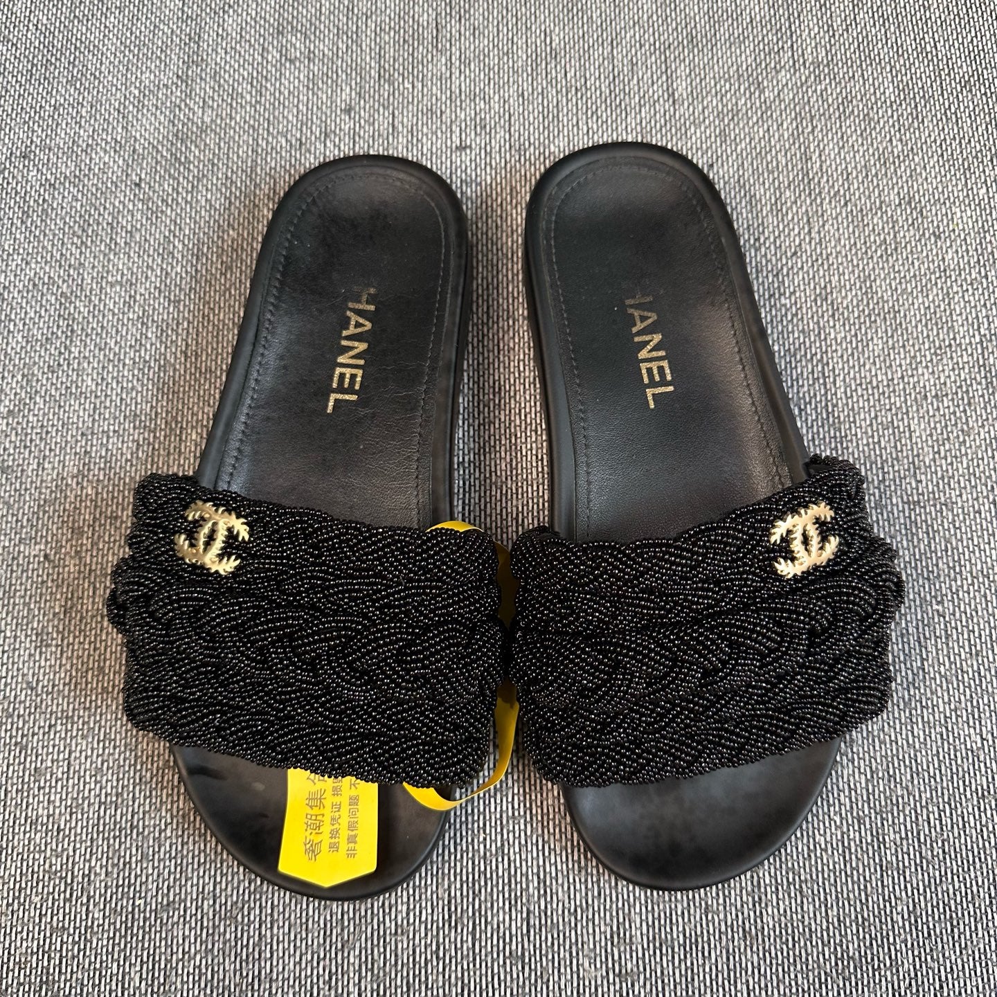 空白 Black Flip flop