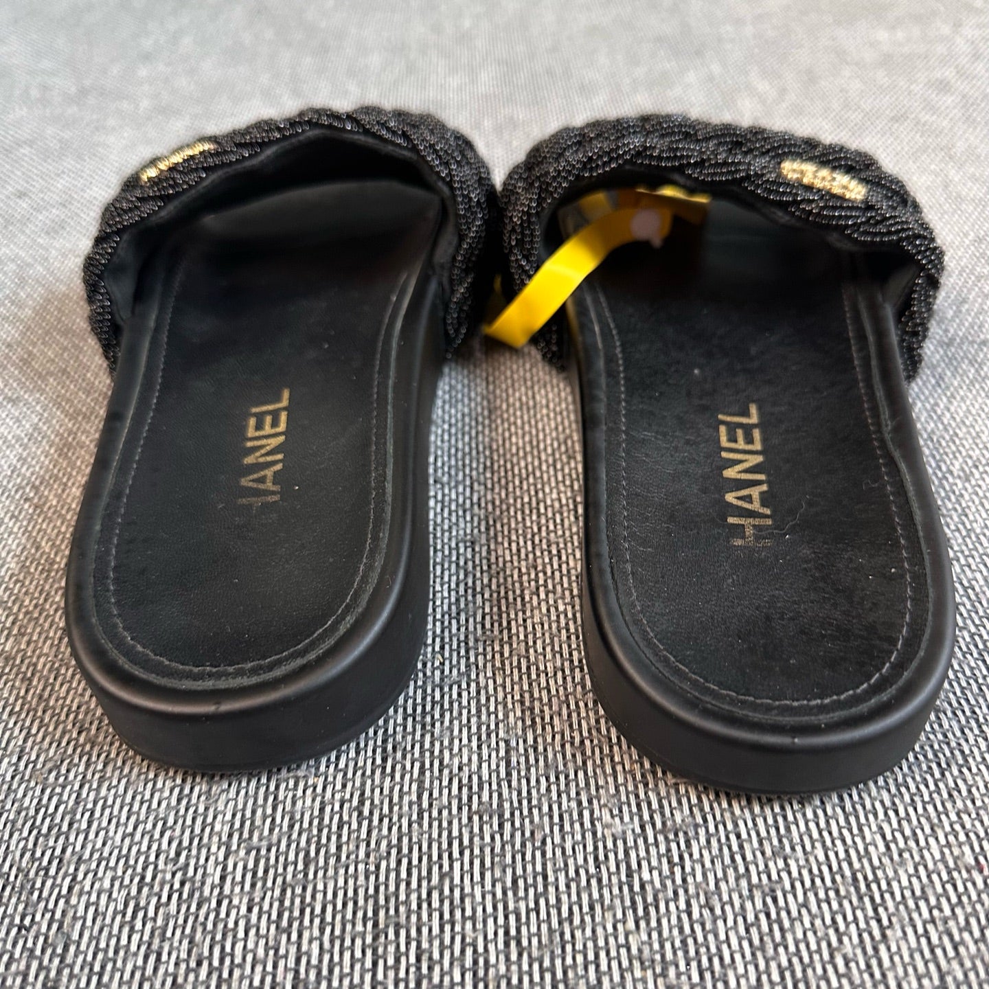空白 Black Flip flop