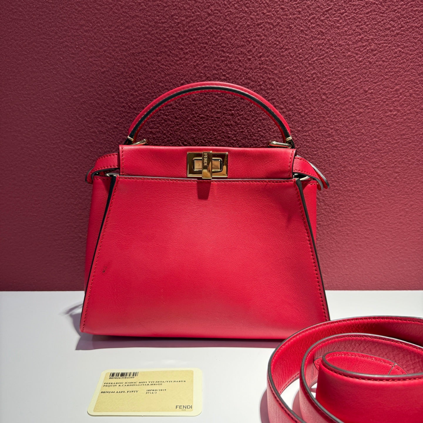 Fendi Red Tote