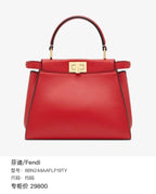 Fendi Red Tote