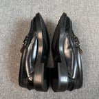 空白 Black Loafers