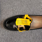 空白 Black Loafers