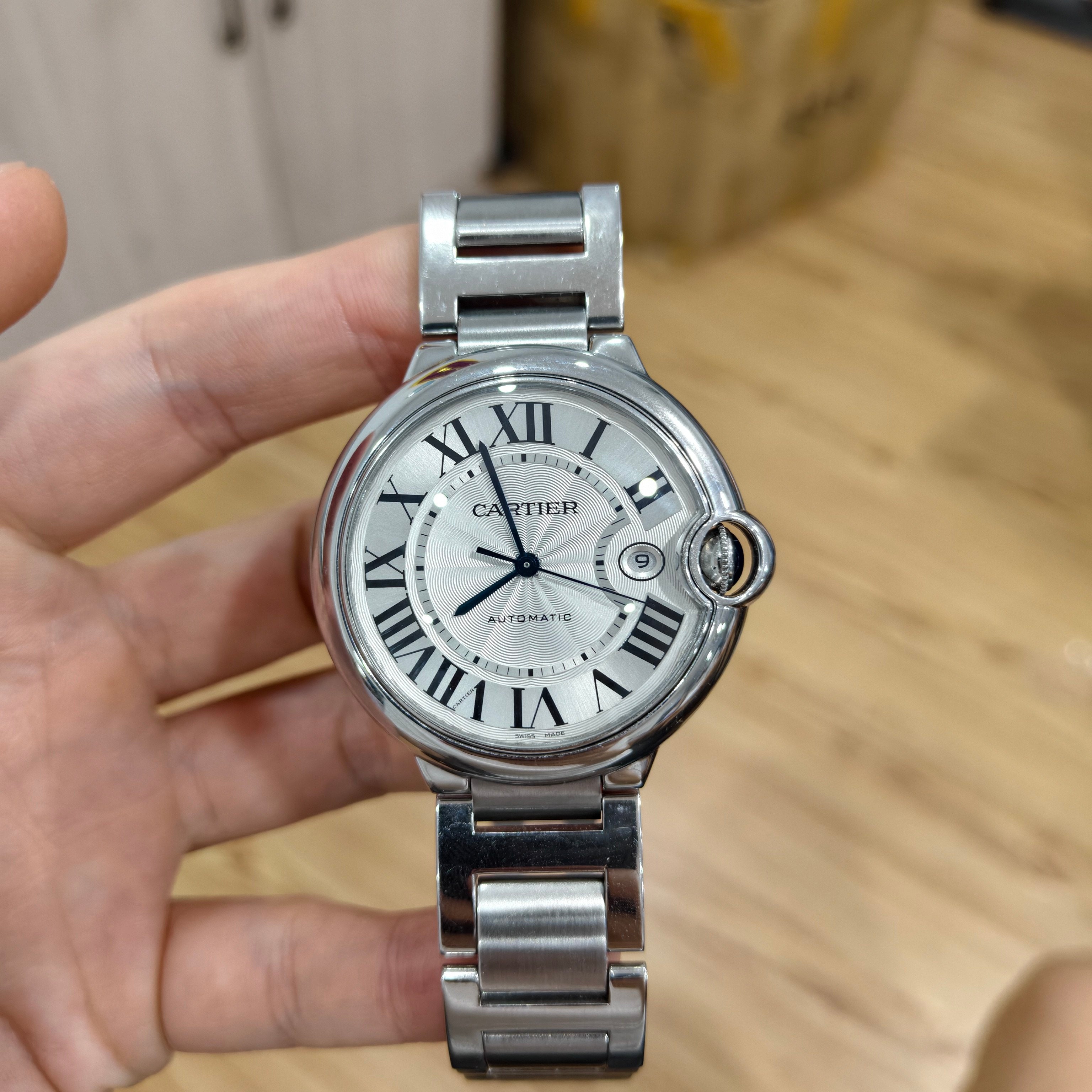 Cartier Blue balloon Automatic (self-winding) watch 42.1 millimeters W69012Z4