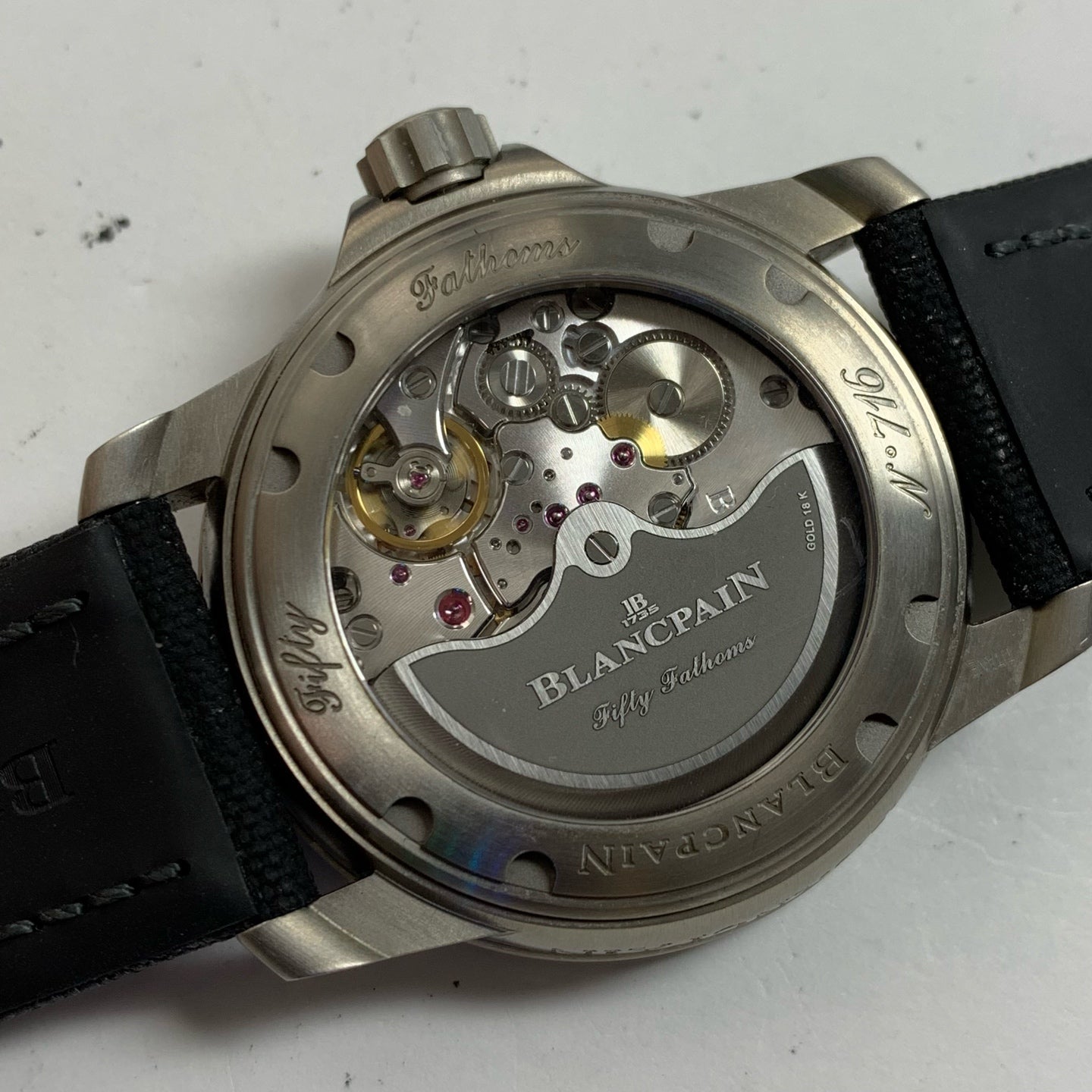Blancpain Fifty fathoms 45 millimeters 5015-12B30-B52A
