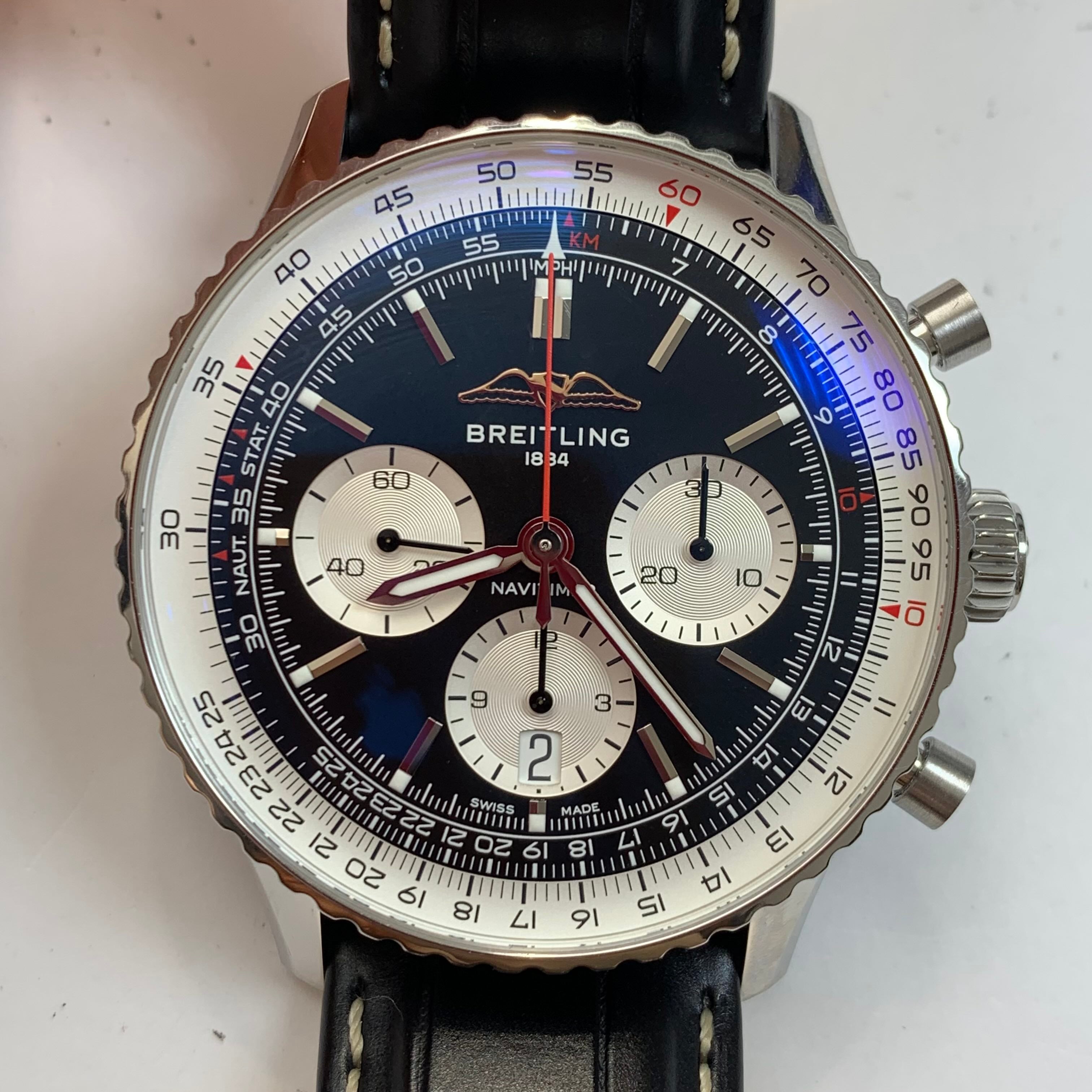 Breitling Aviation Chronograph 1 43 millimeters AB0138211B1P1