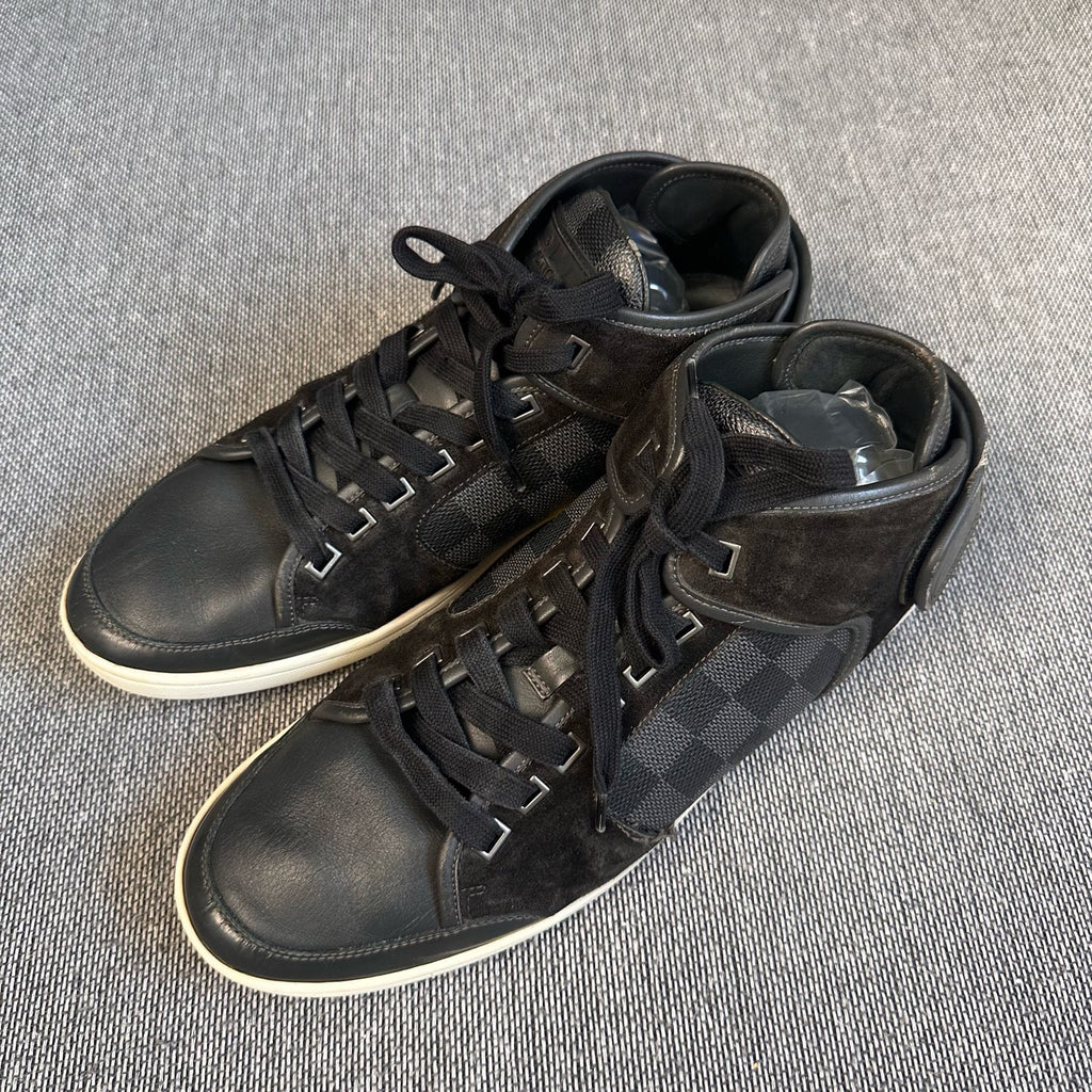 空白 Leather Athletic sneakers
