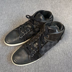 空白 Leather Athletic sneakers