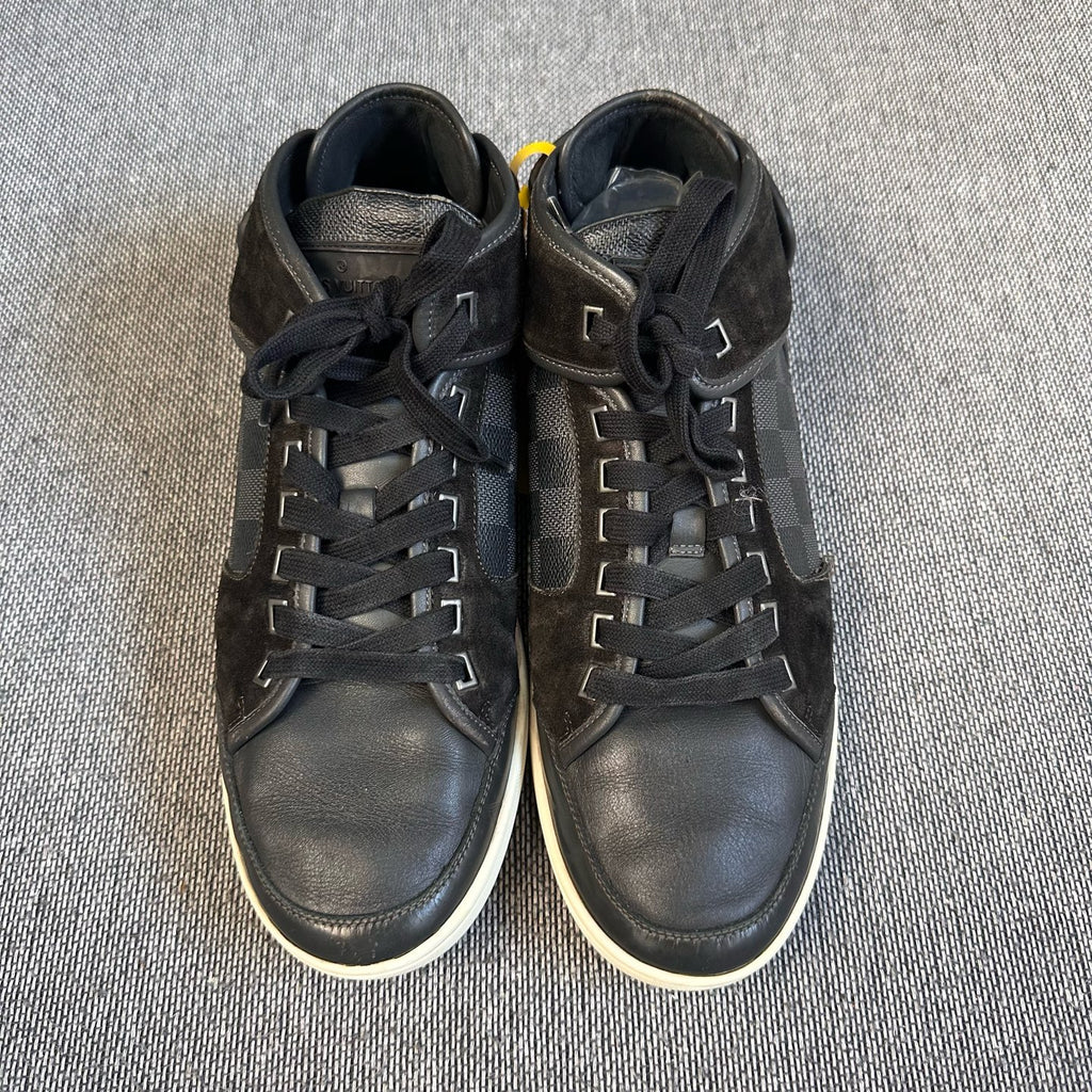 空白 Leather Athletic sneakers