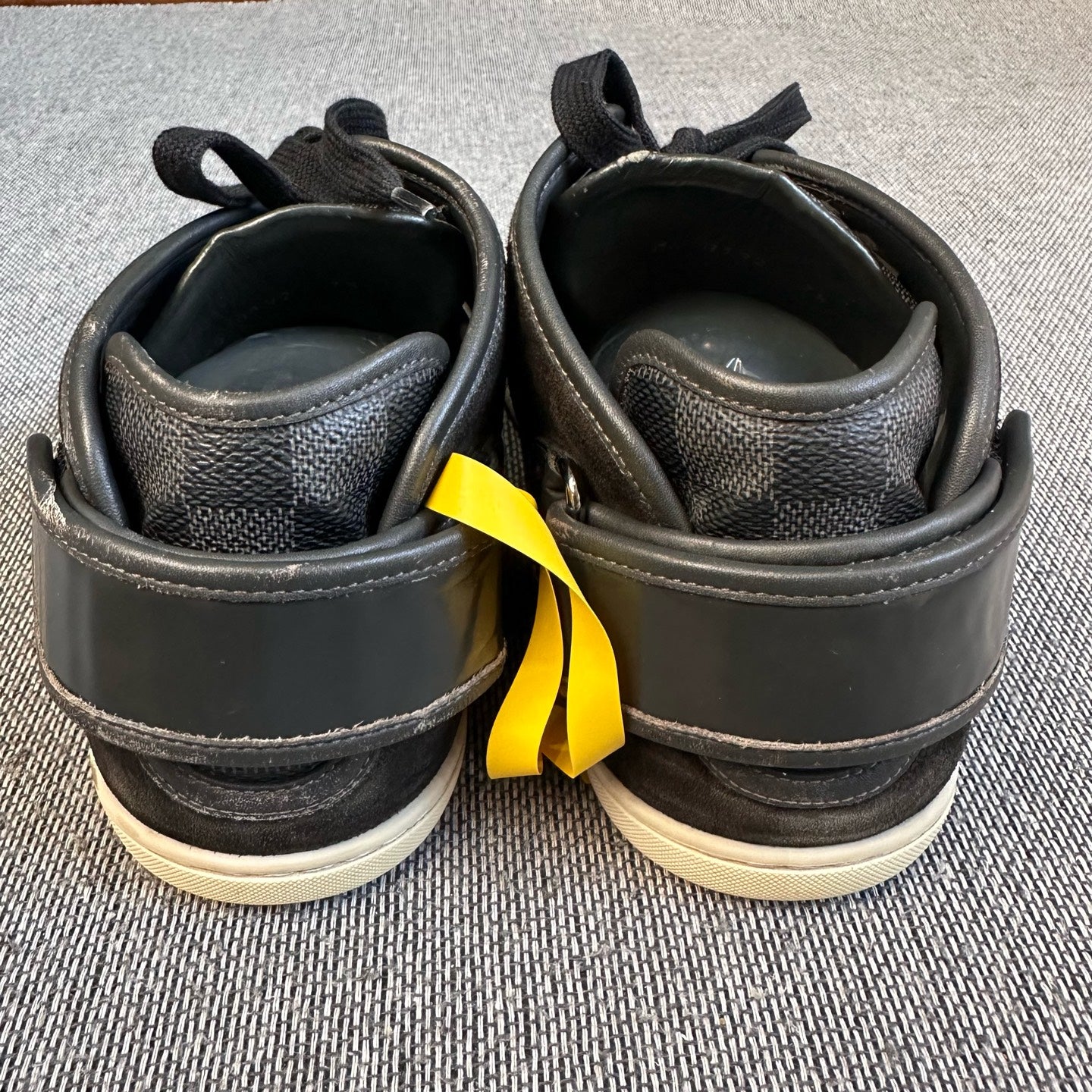 空白 Leather Athletic sneakers