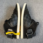 空白 Leather Athletic sneakers