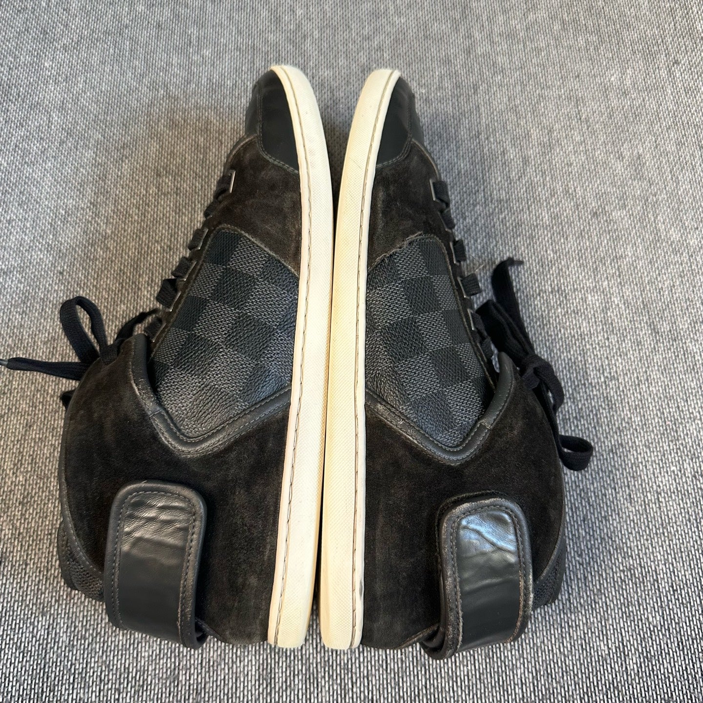 空白 Leather Athletic sneakers