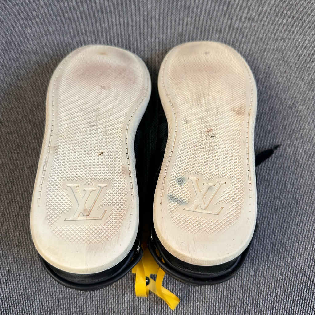 空白 Leather Athletic sneakers