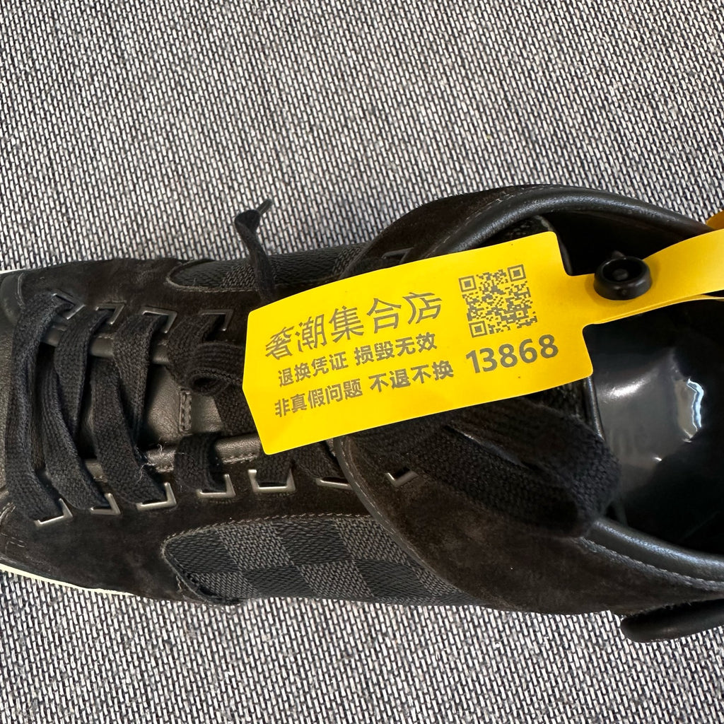 空白 Leather Athletic sneakers