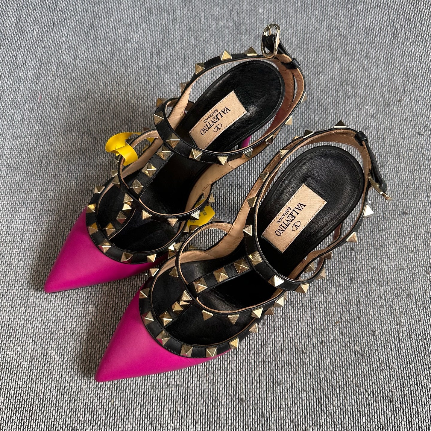 空白 Leather High heels