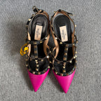 空白 Leather High heels