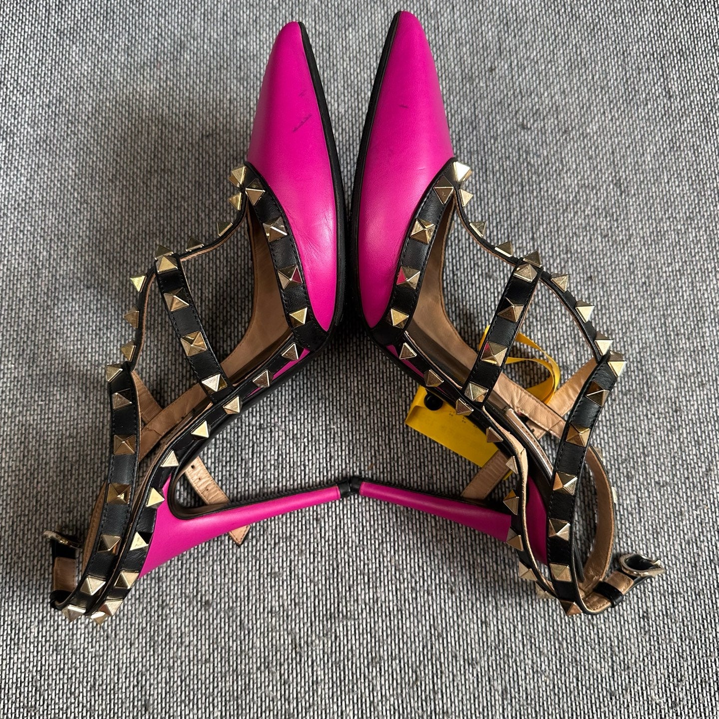 空白 Leather High heels