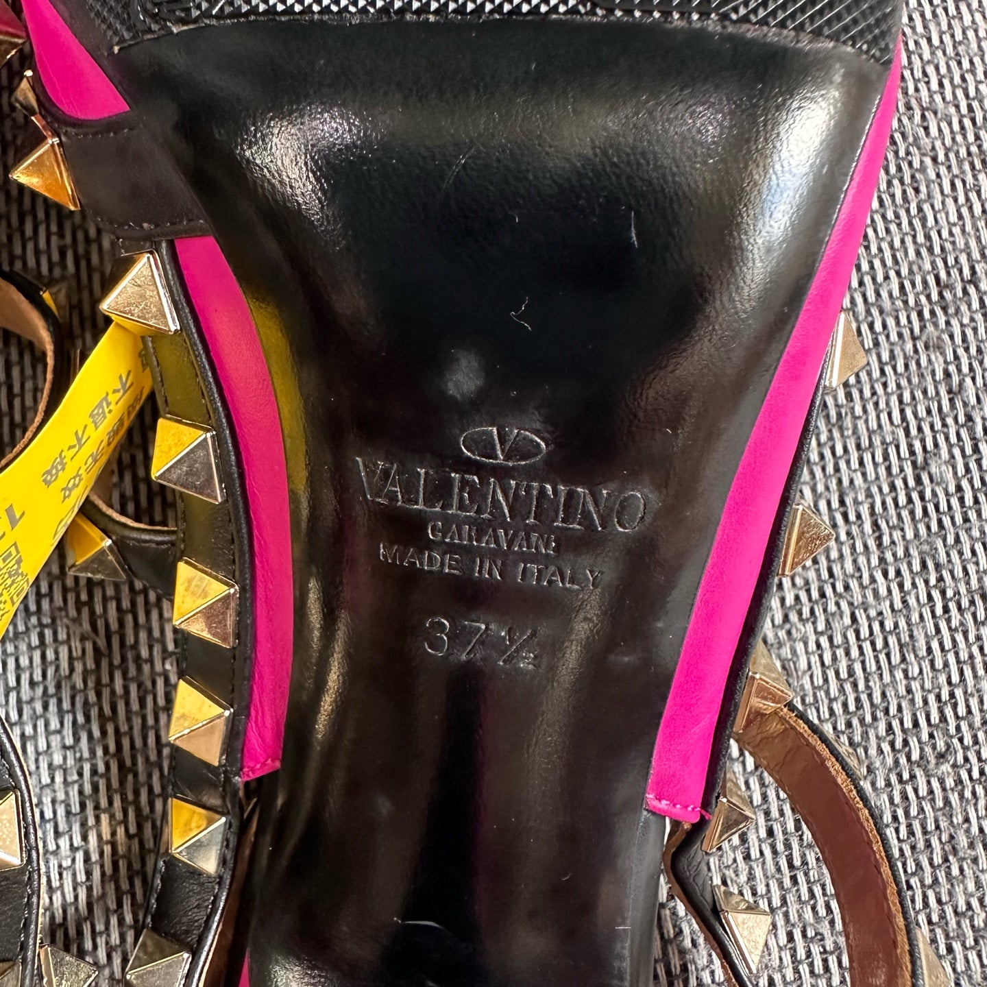 空白 Leather High heels