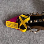 空白 Leather High heels