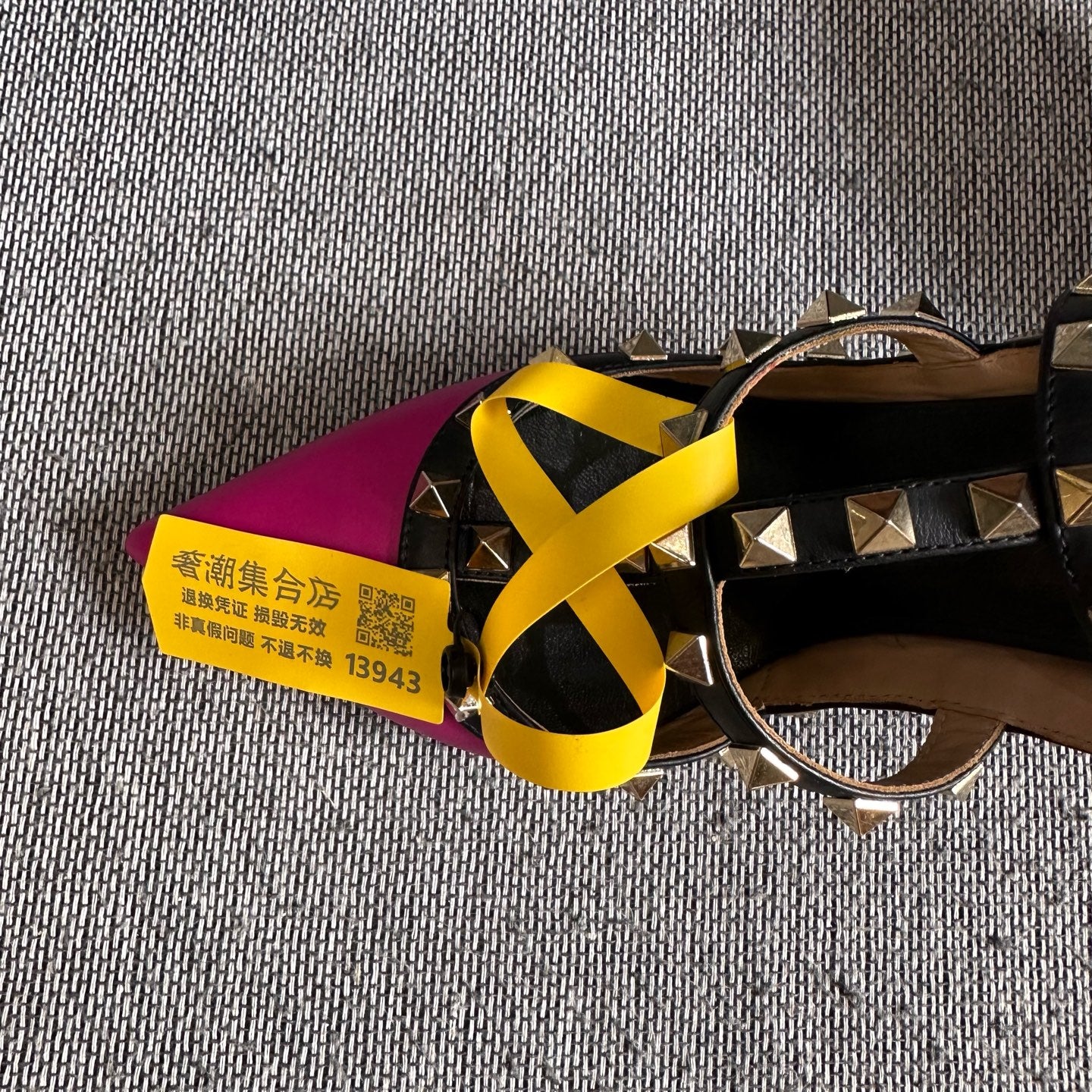 空白 Leather High heels