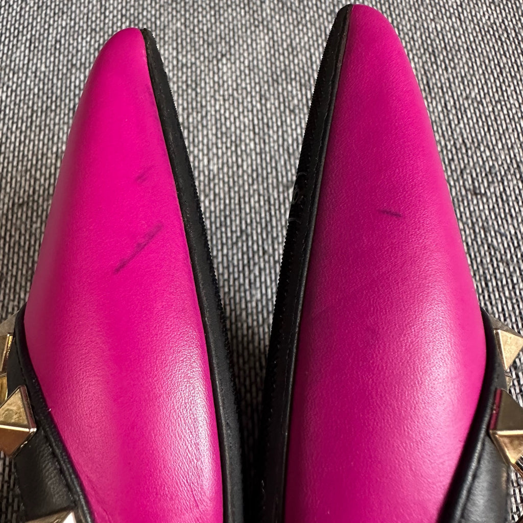 空白 Leather High heels