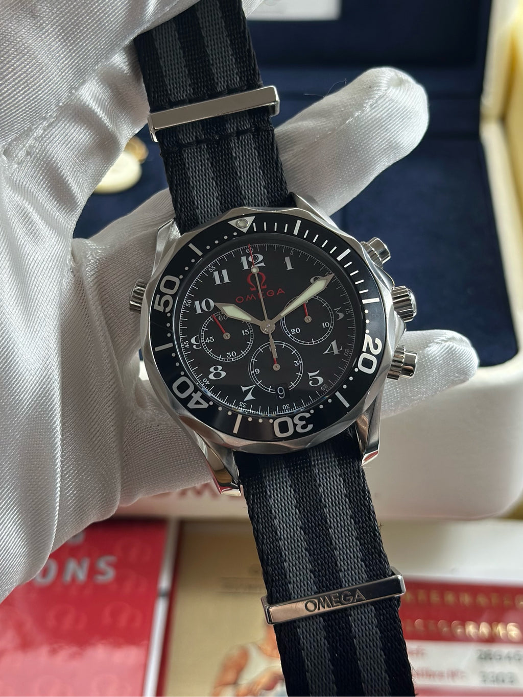 Omega Canvas Red