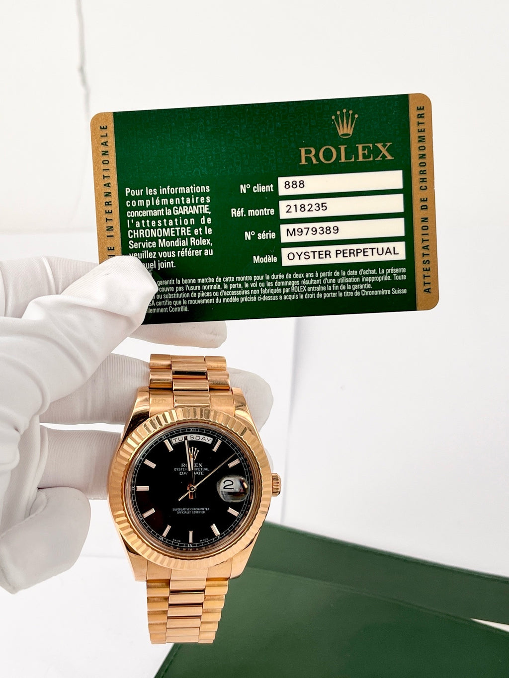 Rolex Rose gold Automatic (self-winding) watch