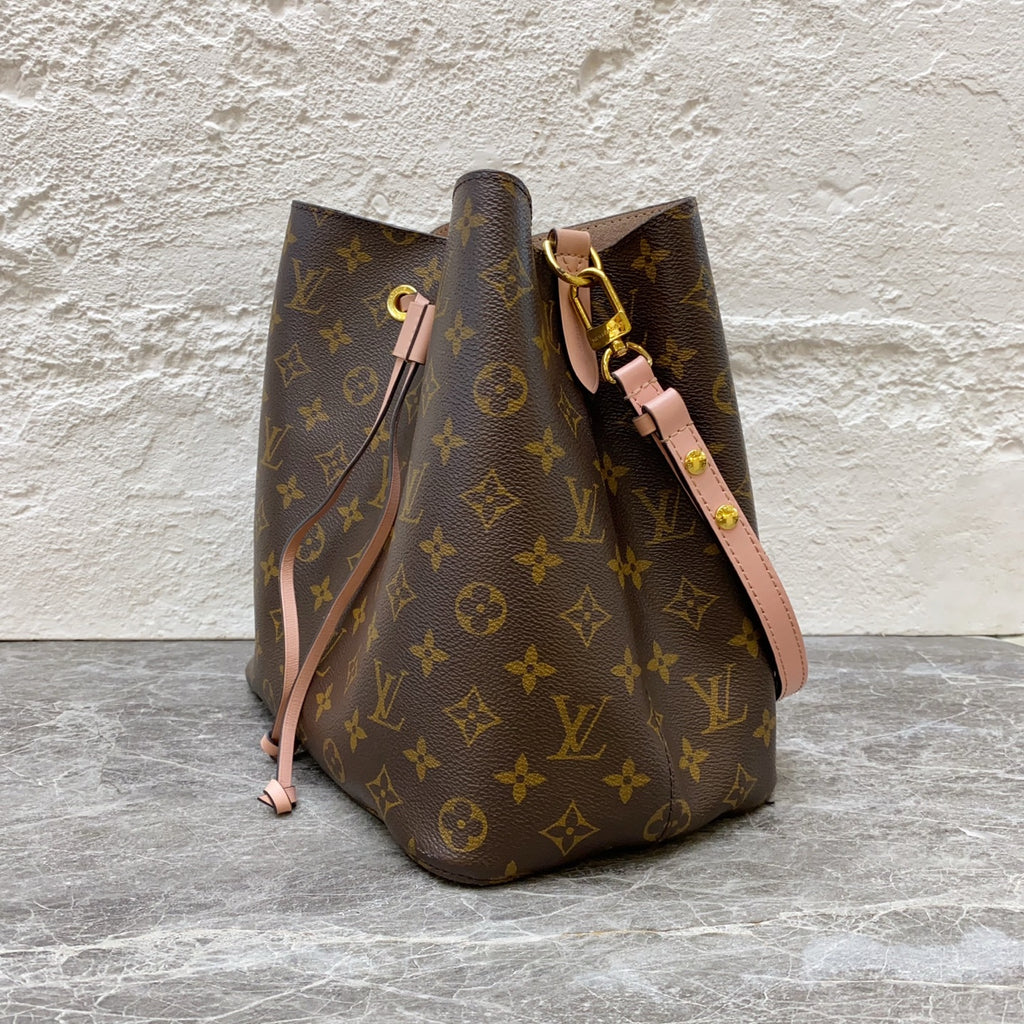 Louis Vuitton Pink Bucket & Drawstring Bag
