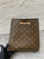 Louis Vuitton Pink Bucket & Drawstring Bag