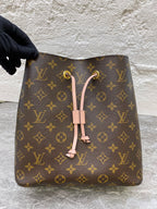 Louis Vuitton Pink Bucket & Drawstring Bag