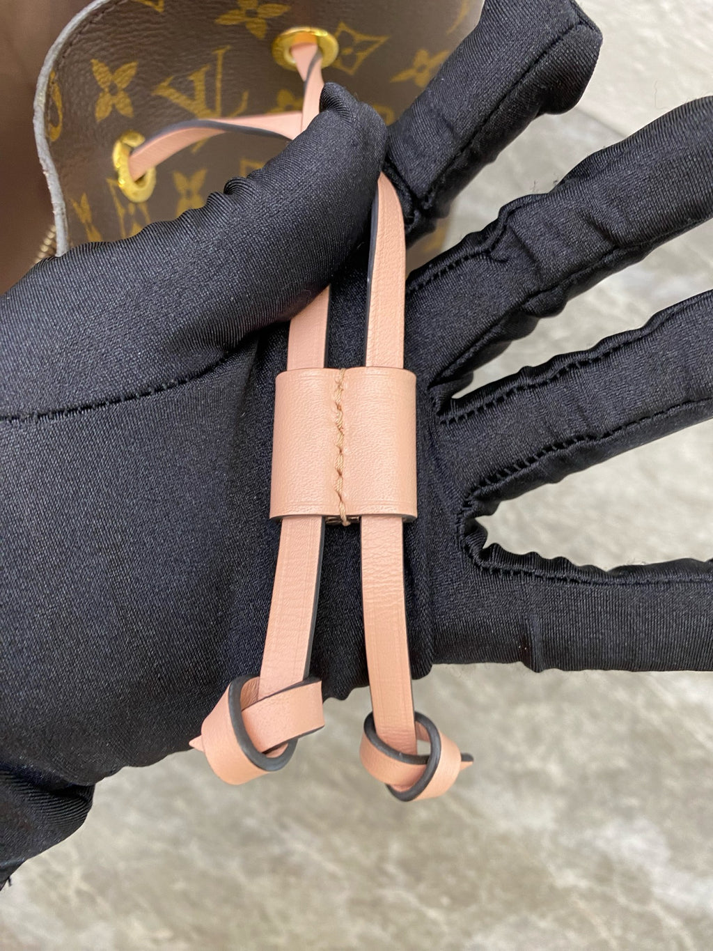 Louis Vuitton Pink Bucket & Drawstring Bag