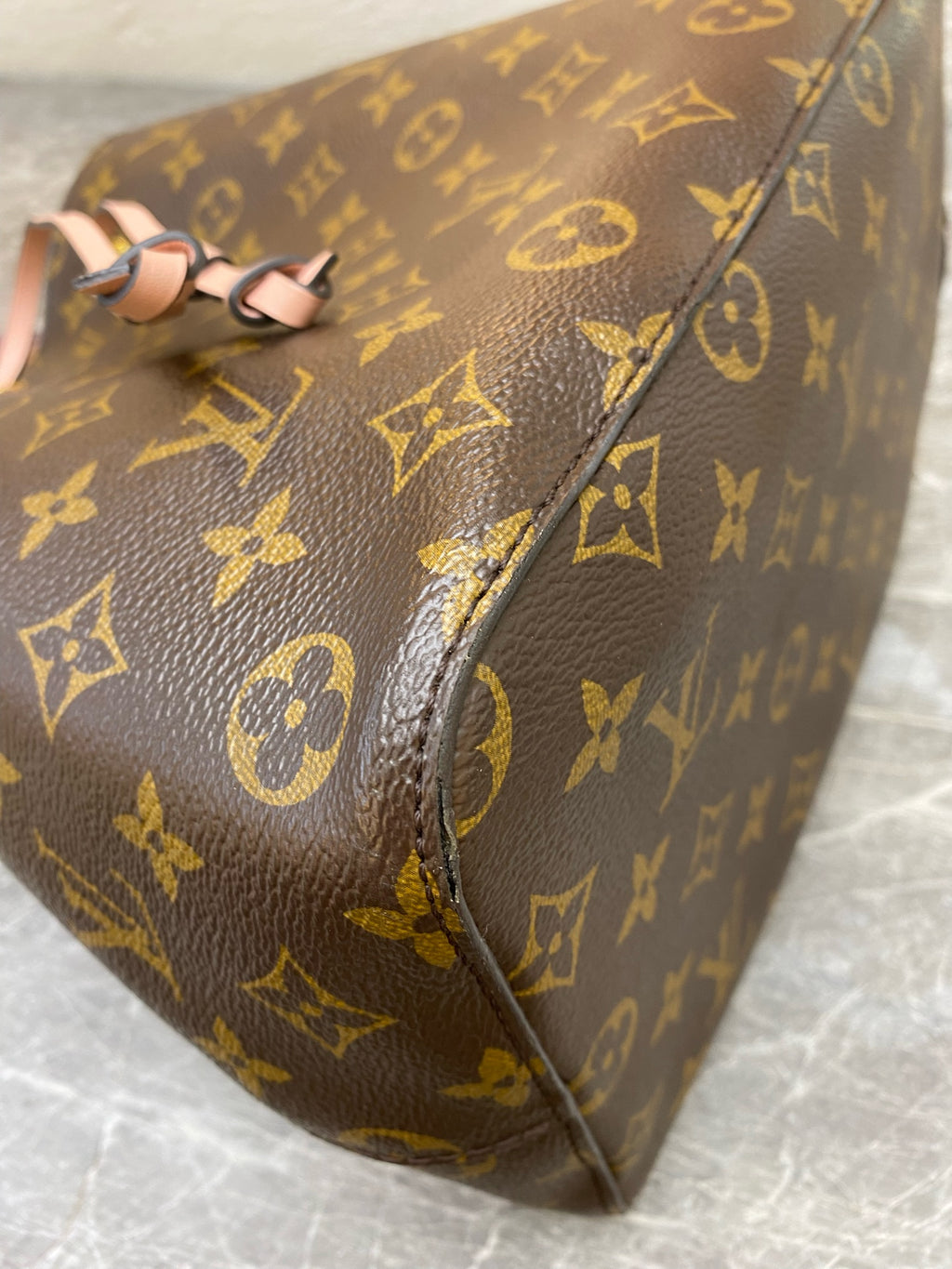Louis Vuitton Pink Bucket & Drawstring Bag