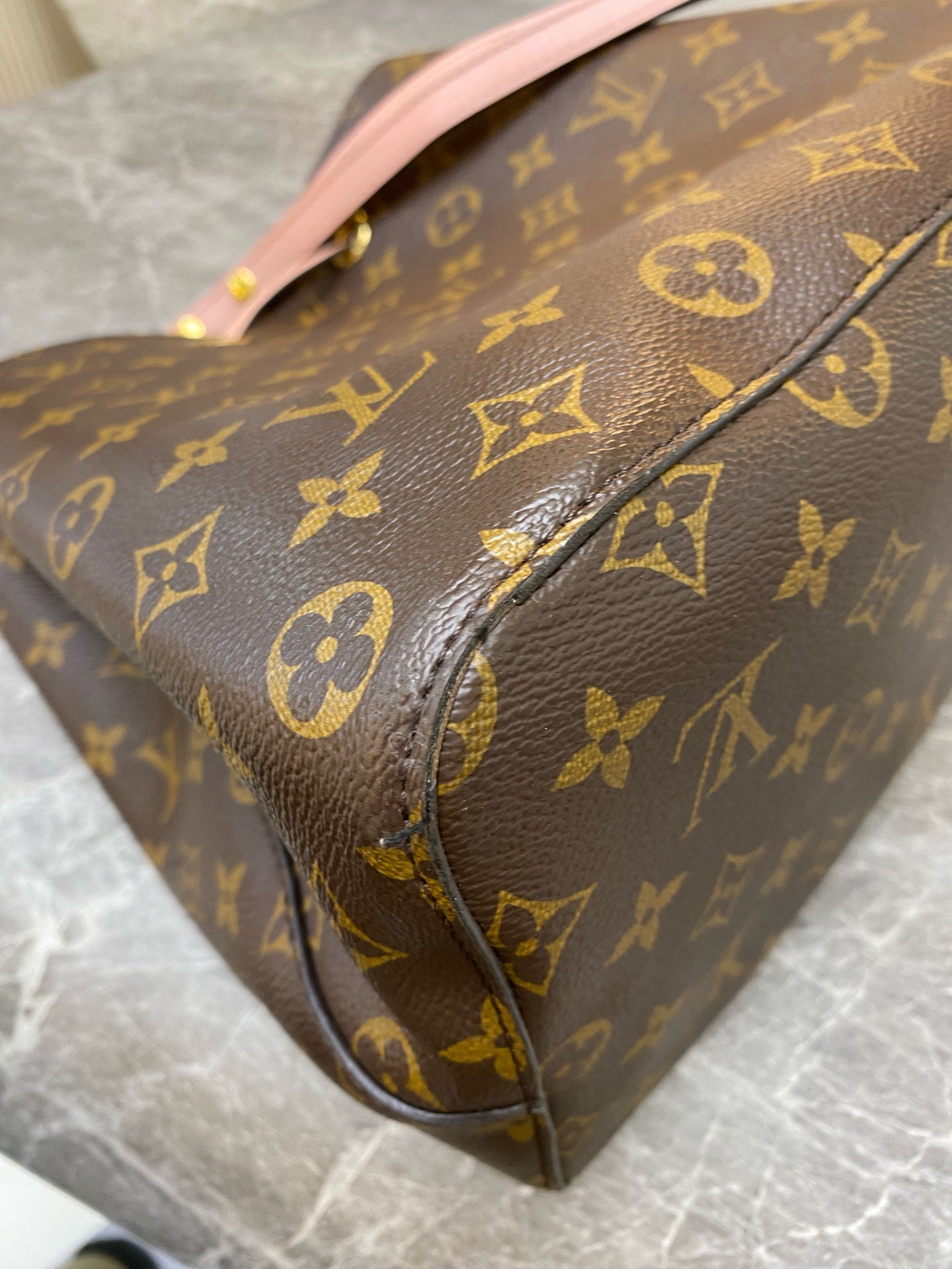 Louis Vuitton Pink Bucket & Drawstring Bag