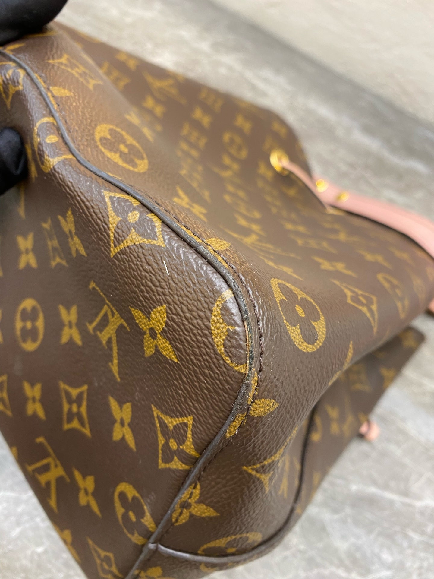 Louis Vuitton Pink Bucket & Drawstring Bag
