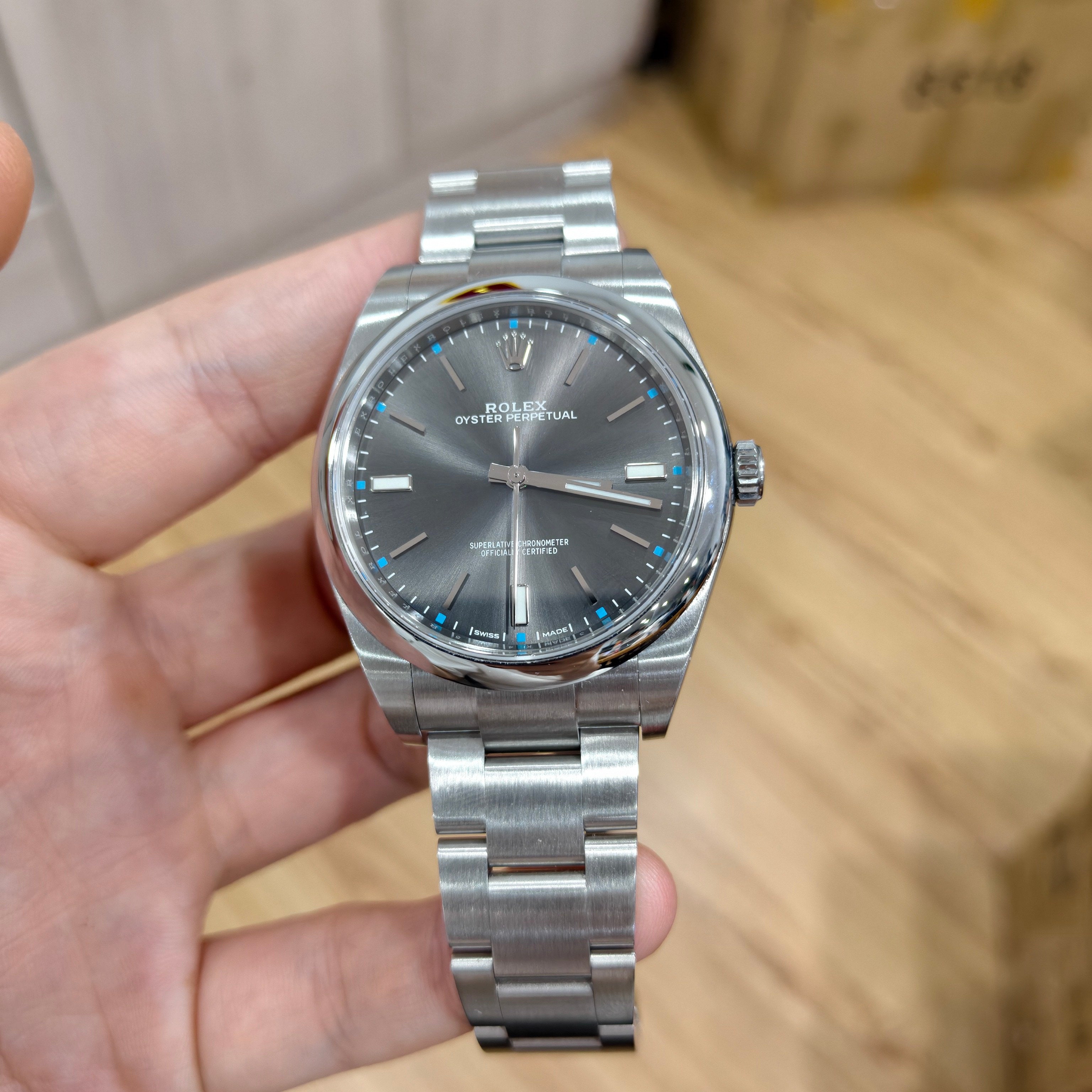 Rolex Oyster Perpetual Automatic (self-winding) watch 39 millimeters m114300-0001