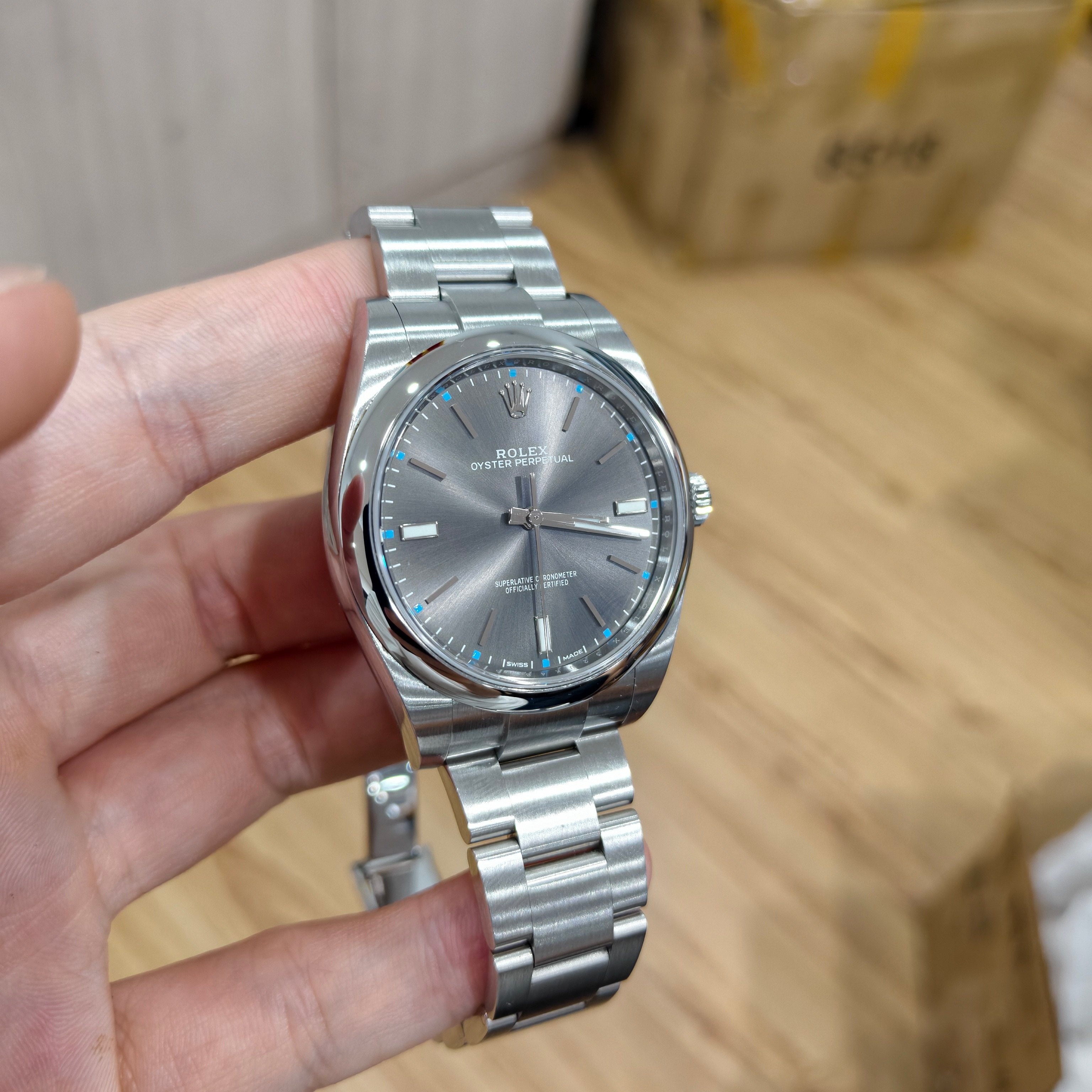 Rolex Oyster Perpetual Automatic (self-winding) watch 39 millimeters m114300-0001