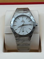 Omega White Automatic (self-winding) watch